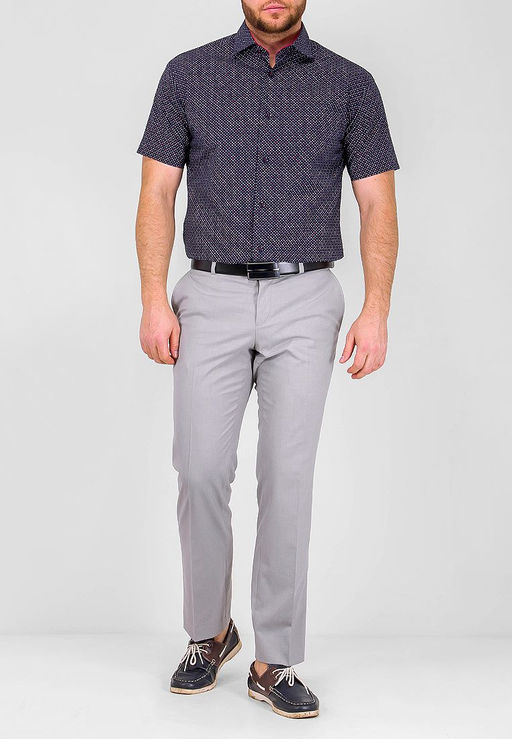 Сорочка мужская короткий рукав GREG 263/109/2188/Z/1  фото 4