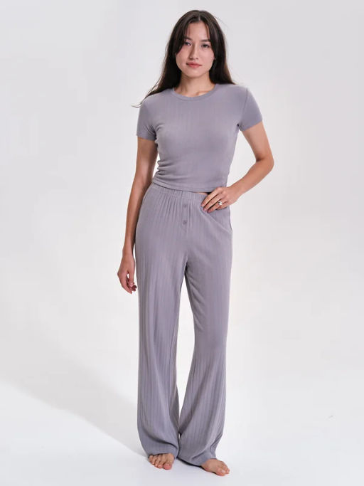 PELICAN, брюки женские, Серый