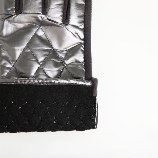 Перчатки женские, безразмерные, без утеплителя, серые