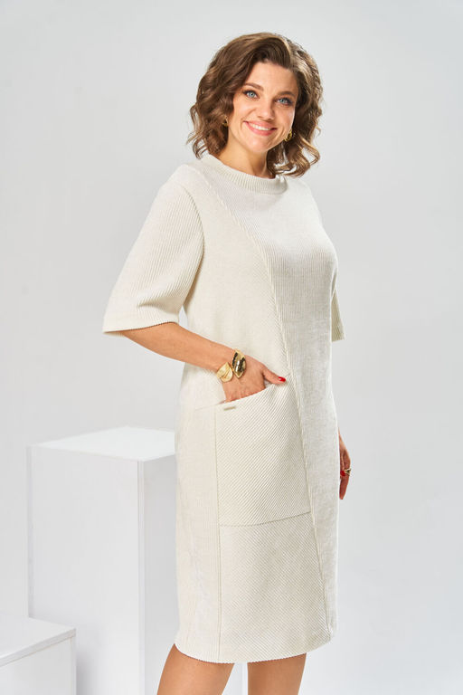 Платье Romanovich Style 1-2858 молочный фото 5