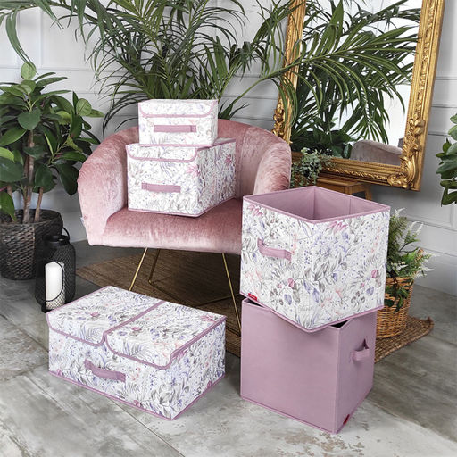 Набор коробов стеллажных без крышки, 2 шт., 31*31*31 см и 31*31*31 см, Valiant фото 49