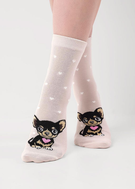 (CLE) Д5568 носки жен. игровые (ЧЗ)