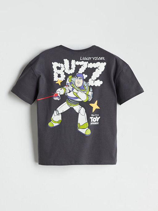 Bisiklet Yaka Toy Story Bask?l? Erkek ?ocuk Ti??rt