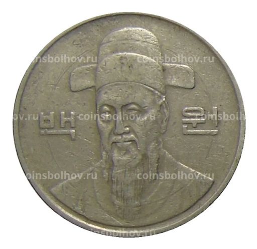 100 вон 1991 года Южная Корея