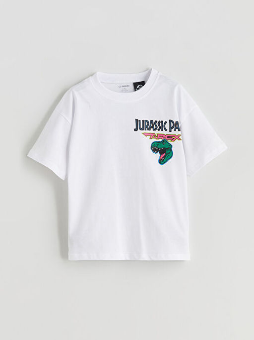 Dinozor Bask?l? Erkek ?ocuk Ti??rt