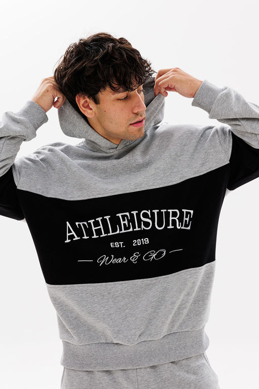 Худи GO M4072/50-04.176-182 серый меланж