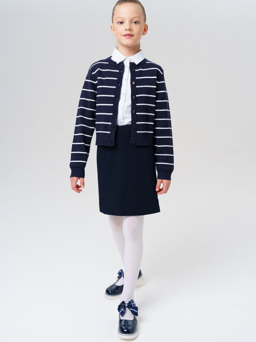 Кардиган PlayToday для девочки комбинированный  фото 2