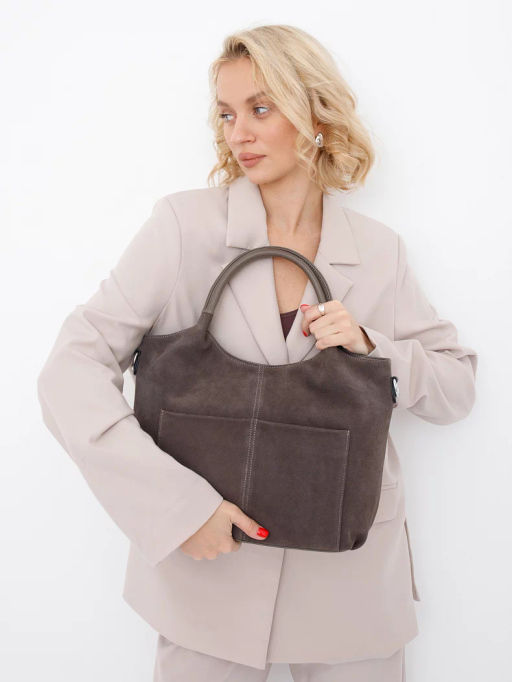 Сумка 7778VG gray Vitelli Grassi