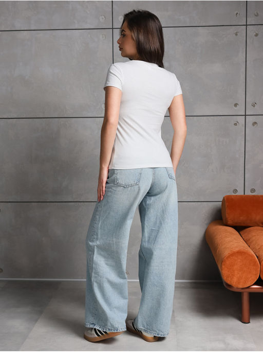 Футболка "Скимс" Экрю Женская