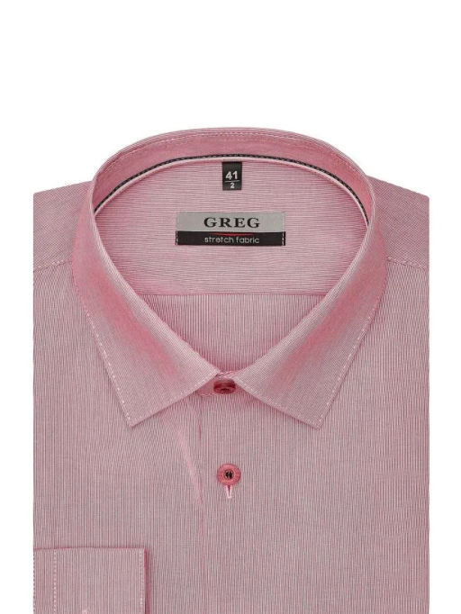 Сорочка мужская длинный рукав GREG 613/237/0205/ZN/1p STRETCH  фото 3