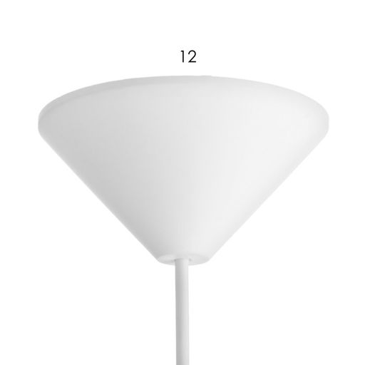 Светильник Колпак "Виноградная лоза" 1 лампа белый E27 40Вт  д.250