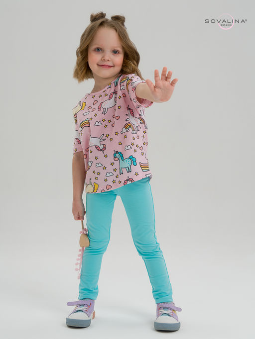 Костюм Мун единорожки на розовом-мятный - Sovalina фото 7