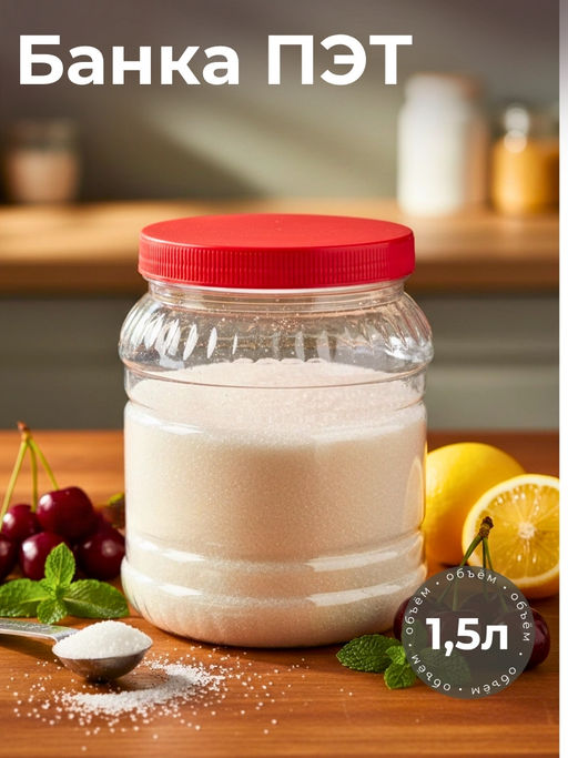 Цена за 2 шт. Банка 1,5л. ПЭТ М490