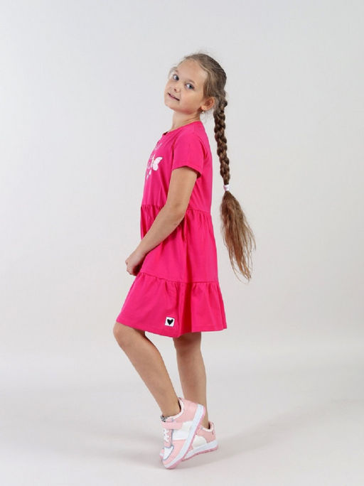 CRB wear / CWKG 63933-46 Платье для девочки,фуксия  фото 2