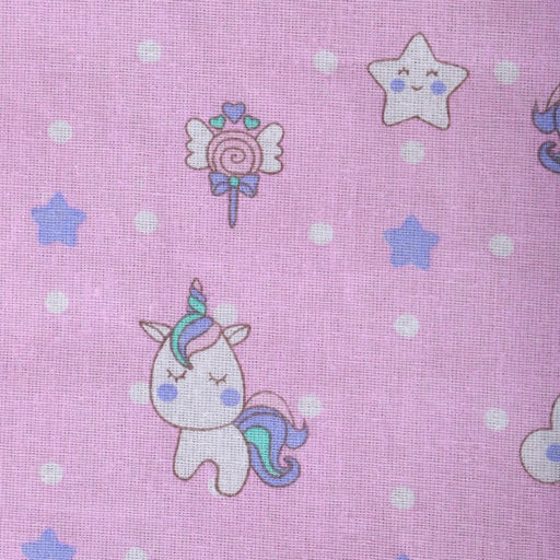 Постельное бельё BABY Единорожки роз 112х147см,110х150см, 60х60см, бязь 142гр/м, ГОСТ, 100% хлопок - Атра фото 3