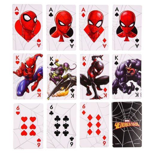 Карты игральные Человек-паук, Марвел - Marvel фото 3