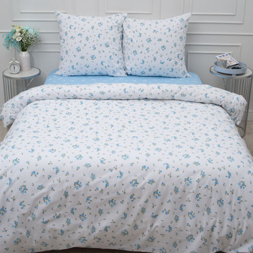 КПБ Традиция, 2,0 спальный с европростыней, поплин, 100% хлопок, пл. 110 гр./кв.м., Иммортели Пододеяльник 177*217, простыня 240*217, наволочка 70*70 (2 шт.)  фото 12