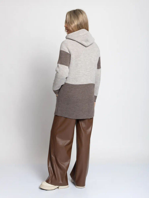 ЗЛАТА Кардиган В 1873/кофейный