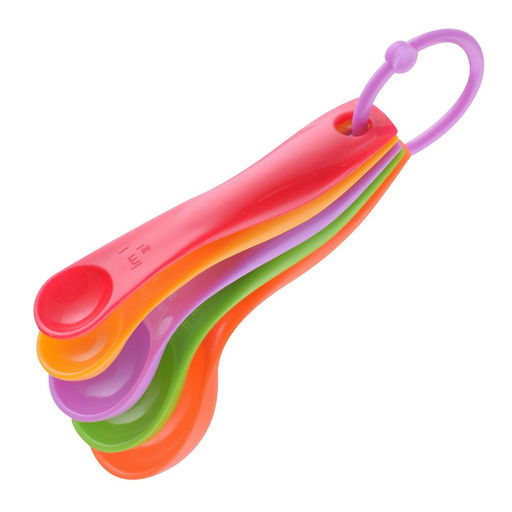 Набор мерных ложек 5шт. 5цв.NEW, 80.244 (МультиДом)  фото 2