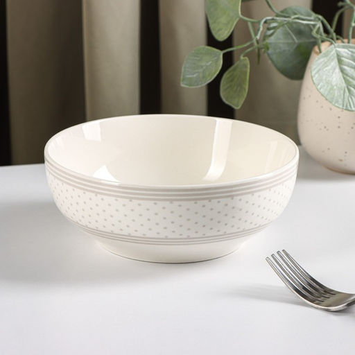 Салатник Доляна Уютные коты, 600 мл, d=15.5 см, белый  фото 6