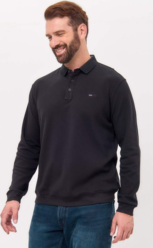 Поло д/р F421-07-7021 black - Fine joyce фото 7