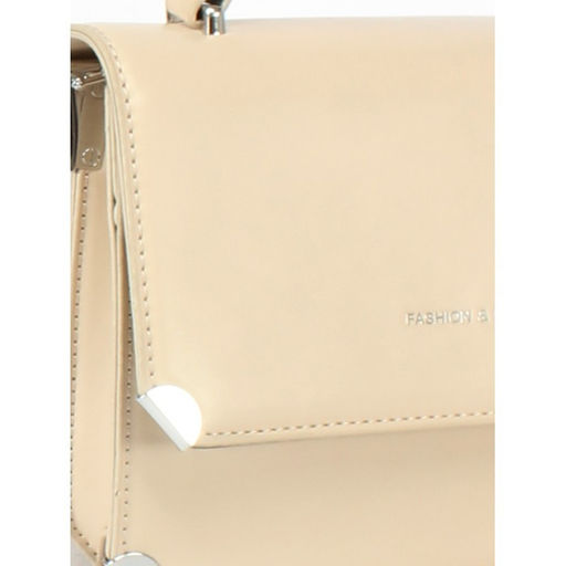 Сумка женская искусственная кожа Ch&K-8659, 2отд, плечевой ремень, бежевый SALE 255070 - Adelia фото 4