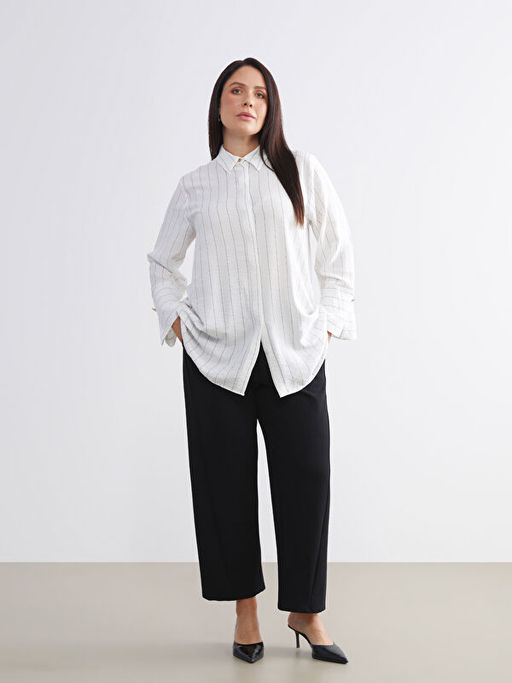 Beli Lastikli Geni? Pa?a Kad?n Pantolon