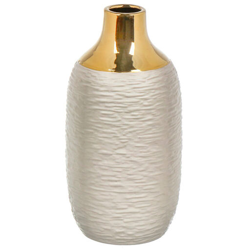 Ваза керамика, настольная, 32 см, Канны, Y4-7257, белая (444739) /DANIKS/  фото 2