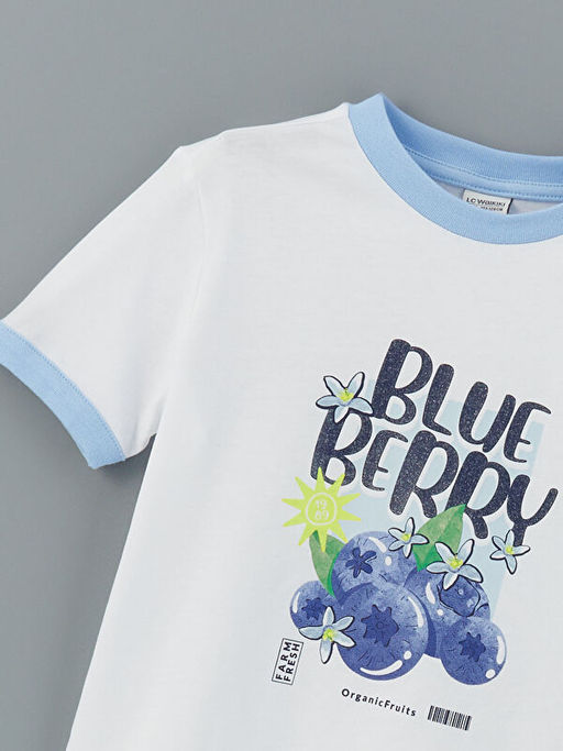 Bisiklet Yaka K?z ?ocuk Ti??rt