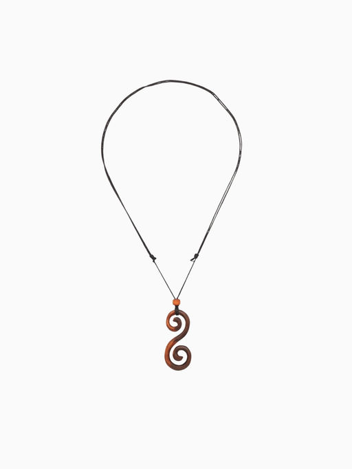 Кулон «Двойная спираль», дерево соно