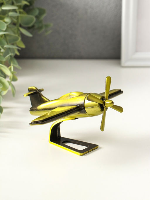 Фигурка металл «Самолёт», 12.2×14×6.5 см
