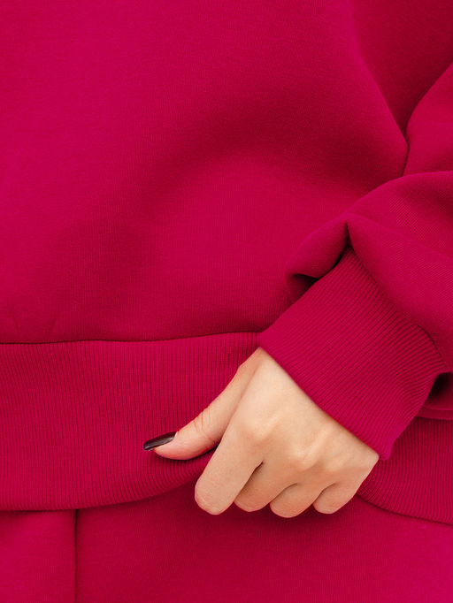 Худи женское в малиновом оттенке темная роза 302792 - Mark formelle фото 15