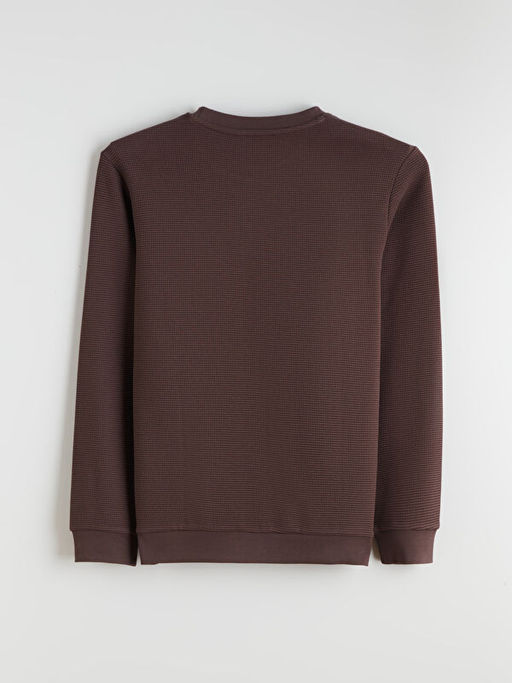 Bisiklet Yaka Erkek Sweatshirt