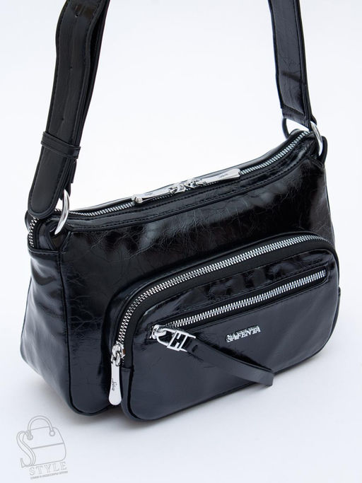 Сумка женская  58023-1SL black Velina Fabbaino-Safenta в Новосибирске