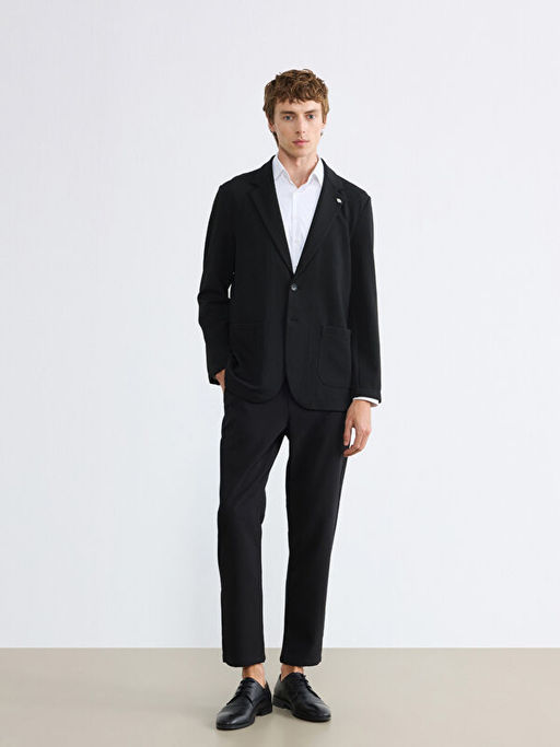 Dar Kal?p Erkek Blazer Ceket