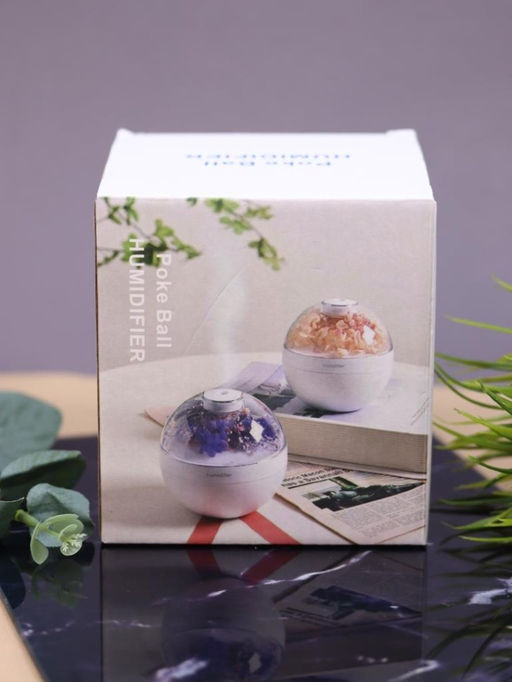 Настольный увлажнитель воздуха - ночник "Flower", peach, (портативный, USB)