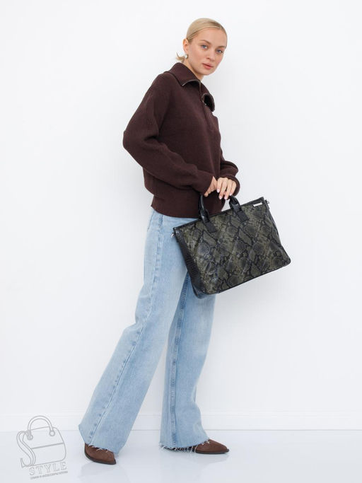 Сумка женская  58274S green Velina Fabbiano-Safenta