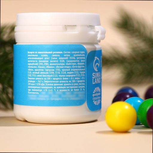 Жевательная резинка С Новым дубаком в банке, 40 г. - Simaland фото 4