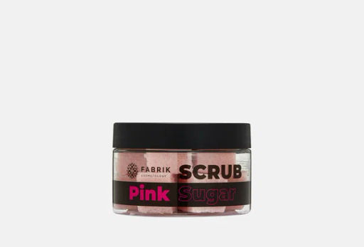 FABRIK Cosm. Скраб-"кубики" Сахарный д/тела Sugar Pink Scrub 200гр банка срок 03.2026