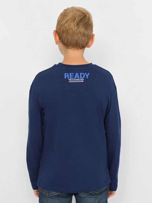 CRB wear/CWJB 63667-41-383 Джемпер для мальчика,темно-синий/Ex.Cherubino  фото 4