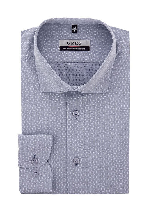 Сорочка мужская длинный рукав GREG 213/139/046/ZV  фото 2