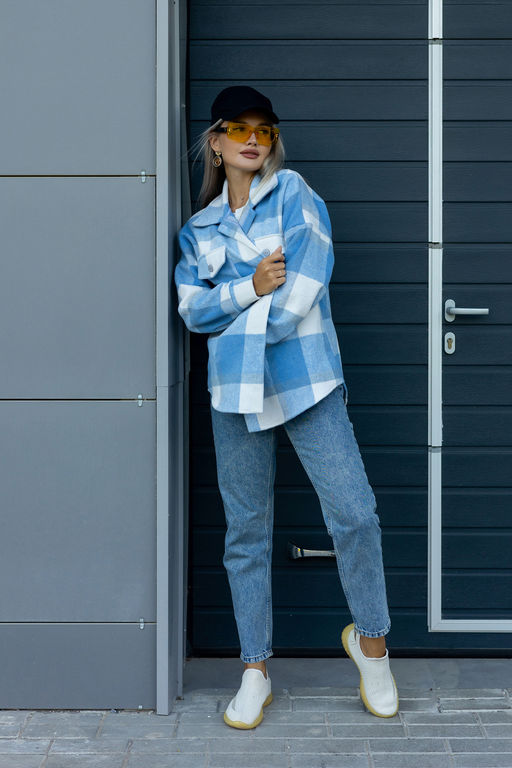 Рубашка женская в клетку РЖК-01