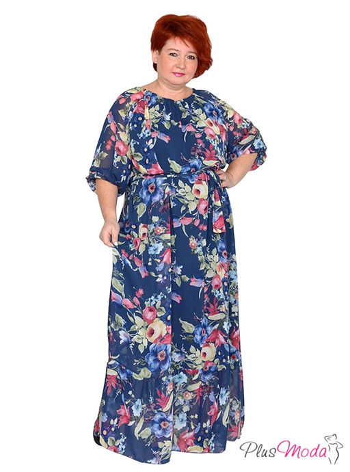 Платье Модель №1559 размеры 44-84 - Plusmoda фото 3
