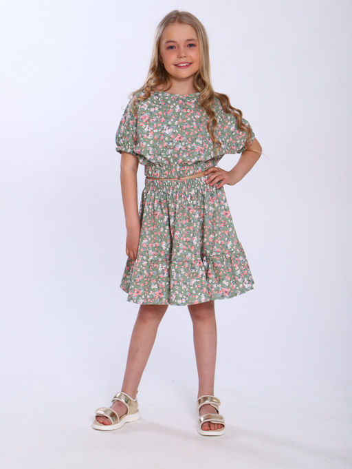 КМ163 Костюм Ламбада (оливковый, розовый) - Милаша фото 5