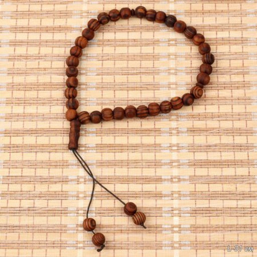 Четки мусульманские 33 бусины 12мм / MА53 /уп 10/400/коричневые