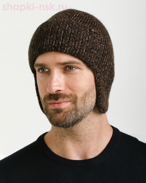 236 T Ушанка мужская флис (56-58)