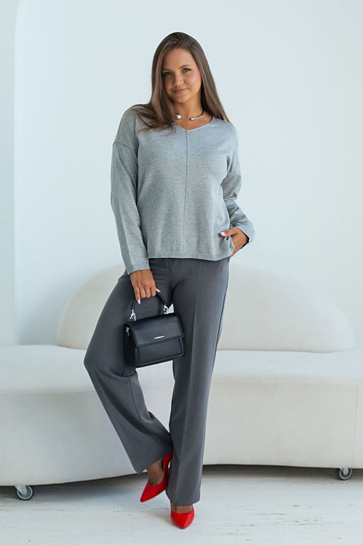 Брюки АБ-1004 серый - Angelika фото 3