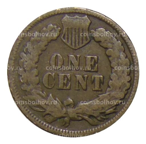 Монета 1 цент 1902 года США