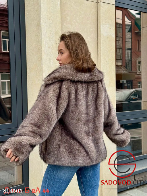 Шуба женская из искусственного меха - Bruno фото 2