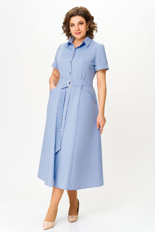 Платье Swallow 822 голубой фото 2
